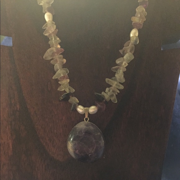 ⚡️One of a kind necklace & earrings set - Picture 6 of 8